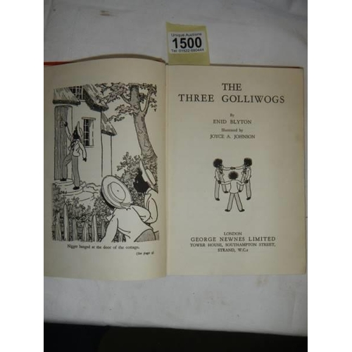 1500 - A copy of Enid Blytons 'The Three Gollies'.