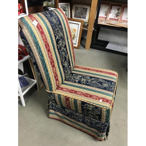 384 - Two upholstered chairs