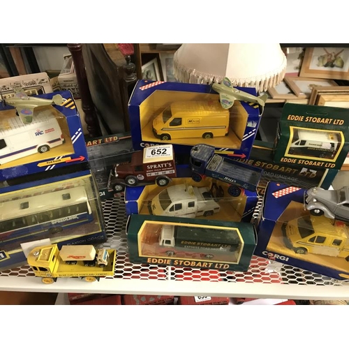 652 - A quantity of Corgi vehicles