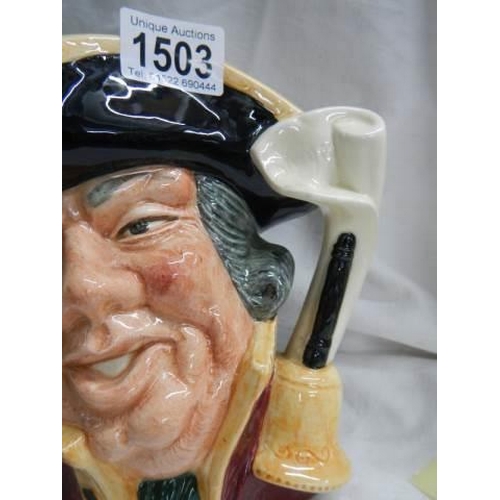 1503 - A Royal Doulton character jug 'The Town Crier'.