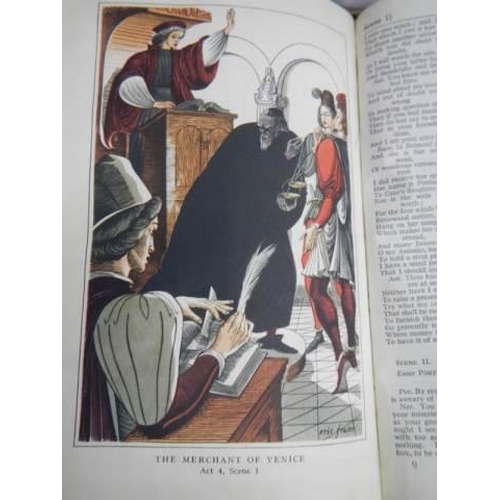 1508 - A Folio edition of 'The Complete Works of William Shakespeare' with colour plates.