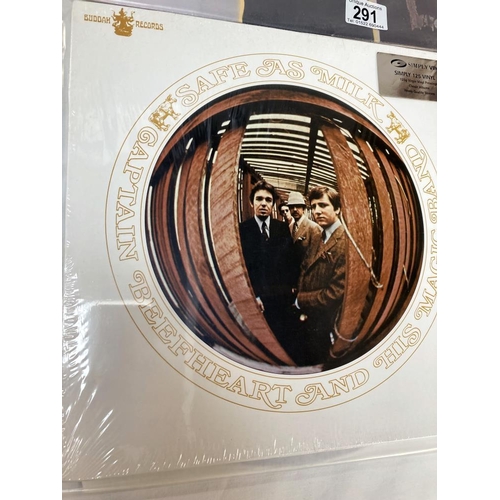 291 - 2 Captain Beefheart Spotlight Kit 180g & Safe As Milk, Simply vinyl 125g Both pro cleaned