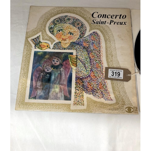 319 - Concerto Saint-Preux, Oryx 01 Stereo. Vinyl V good+