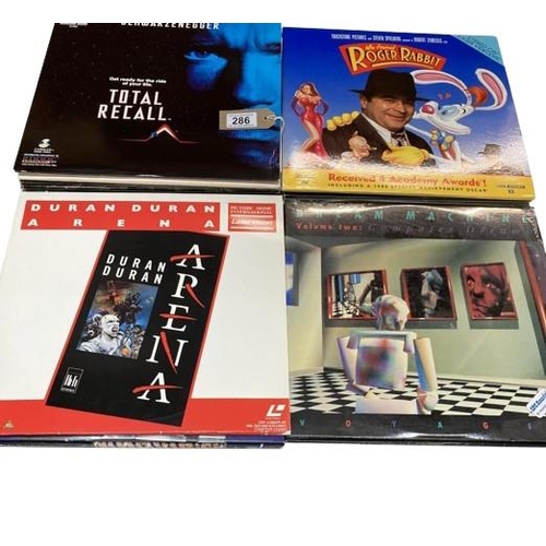 286 - 14 Laserdisc films including Total Recall, Alien 3, Star Trek etc