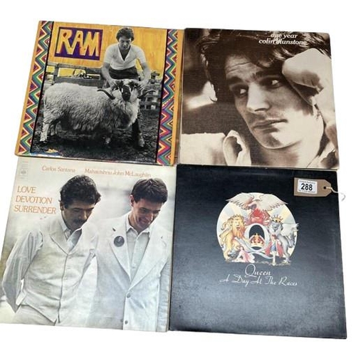 288 - 9 Rock LPs including Queen, Colin Blunstone, John Mclaughlin etc