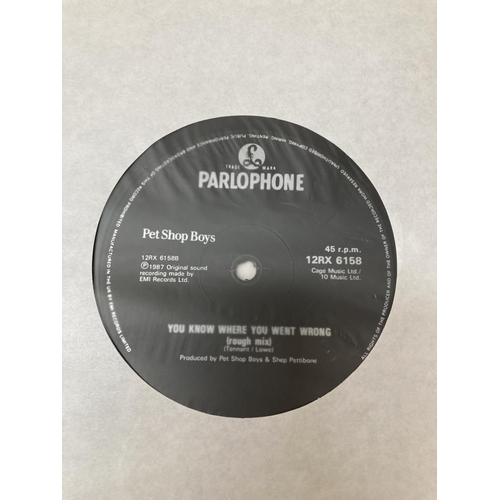 296 - Pet Shop Boy, Its A Sin Remixed Ian Levine 12 Inch single professionally cleaned