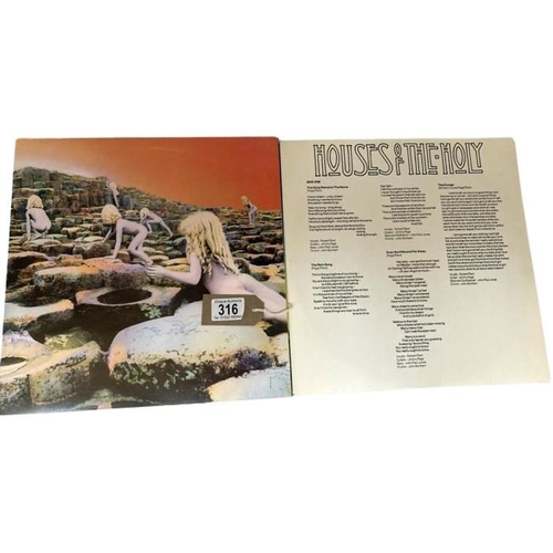 316 - Led Zepplin, House Of The Holy, 1st Press. RL Sterling A2 B2. Sterling in deadwax. Vinyl Ex, Cover E... 