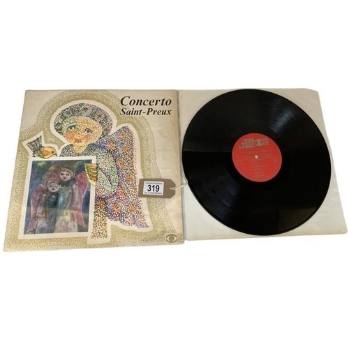 319 - Concerto Saint-Preux, Oryx 01 Stereo. Vinyl V good+