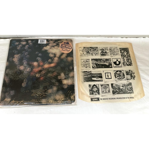 331 - Pink Floyd, Obscured By Clouds. Vinyl good+ Cover V good