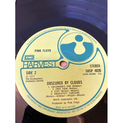 331 - Pink Floyd, Obscured By Clouds. Vinyl good+ Cover V good