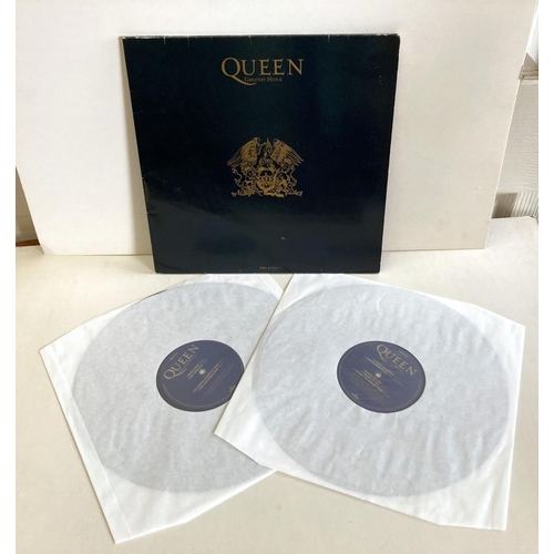 370 - 3 Queen LP Greatest hits Vol 1 & Vol 2. Vinyl Mixed Good to Ex. Pro cleaned