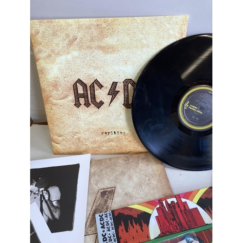 371 - AC/DC Backtracks Collectors Edition Deluxe box set. Vinyl, CD's, DVD Book Ex con