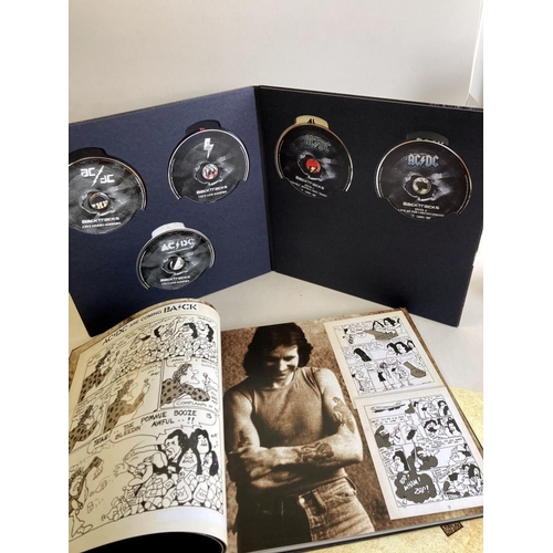 371 - AC/DC Backtracks Collectors Edition Deluxe box set. Vinyl, CD's, DVD Book Ex con