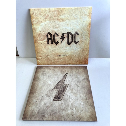 371 - AC/DC Backtracks Collectors Edition Deluxe box set. Vinyl, CD's, DVD Book Ex con