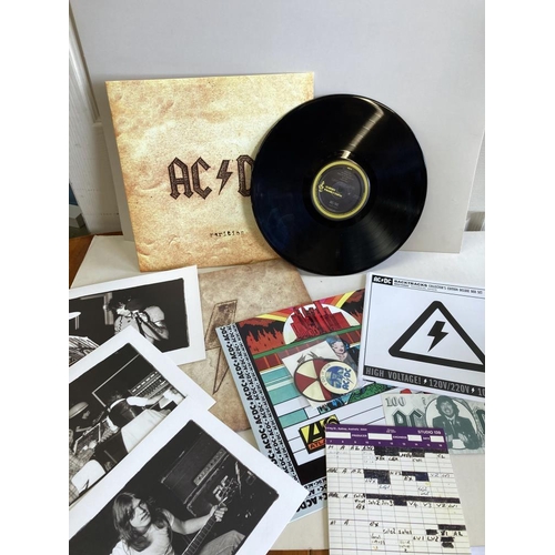 371 - AC/DC Backtracks Collectors Edition Deluxe box set. Vinyl, CD's, DVD Book Ex con