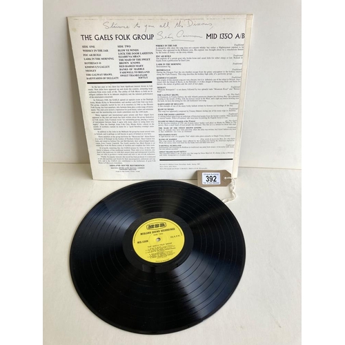 392 - The Gaels, Midlands sounds, MSR Records. Vinyl VG, Cover VG.