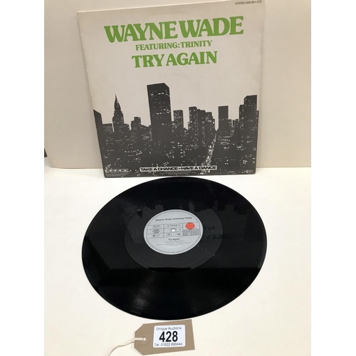 428 - Roots Reggae 2x Wayne Wade 12In Singles, Babylon Don't Like Dreadlocks & Try Again