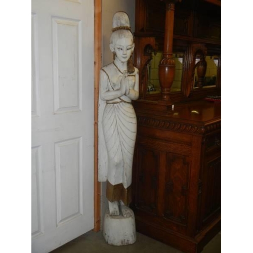 1780 - A pair of tall oriental figures, COLLECT ONLY.