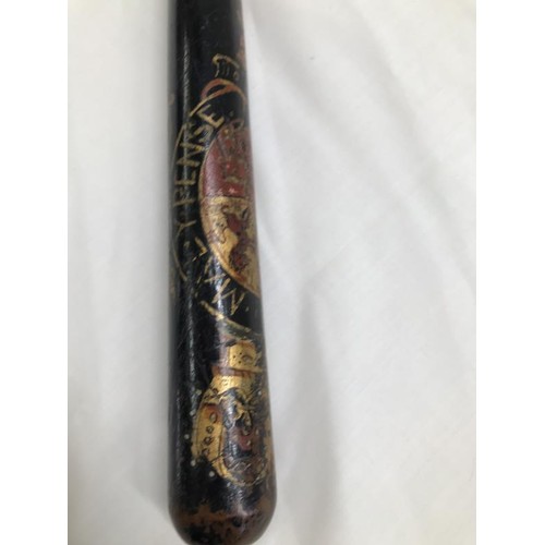 1180D - A Scarce Victorian truncheon for Coventry Constabulary - Victoria Crown (possibly George IV) with Ro... 