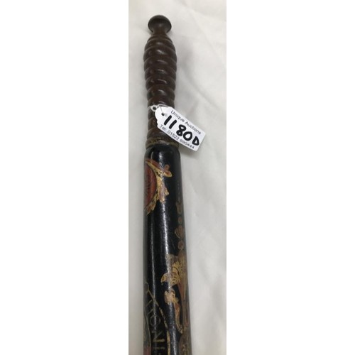 1180D - A Scarce Victorian truncheon for Coventry Constabulary - Victoria Crown (possibly George IV) with Ro... 