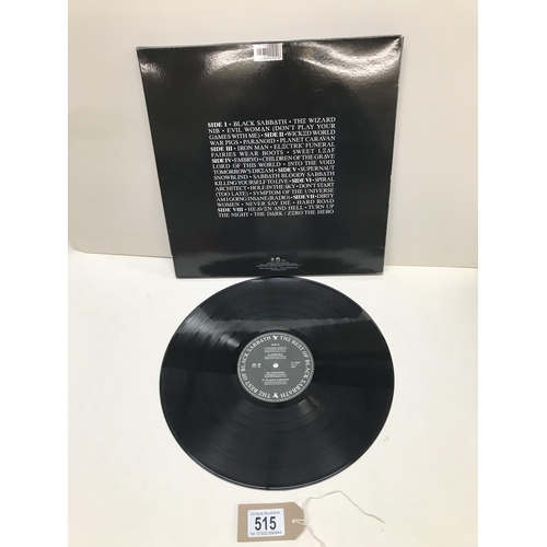 515 - The Best Of Black Sabbath. 4LP set. Limited Edition 02188. Raw LP14 Label. Vinyl Ex, Cover V-Good.