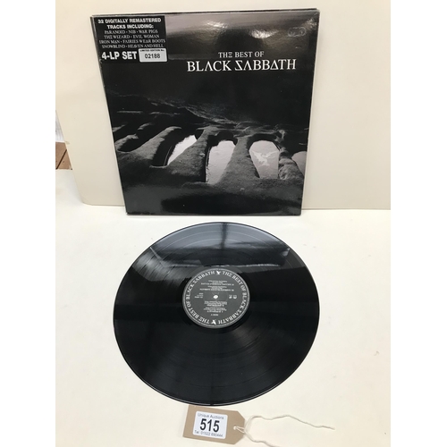 515 - The Best Of Black Sabbath. 4LP set. Limited Edition 02188. Raw LP14 Label. Vinyl Ex, Cover V-Good.