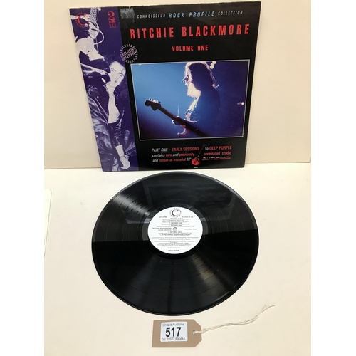 517 - Richie Blackmore, Rock profile collection Vol 1 & Vol 2. Both double LPs. RCM Ex condition.