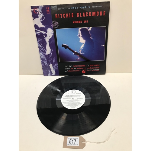 517 - Richie Blackmore, Rock profile collection Vol 1 & Vol 2. Both double LPs. RCM Ex condition.