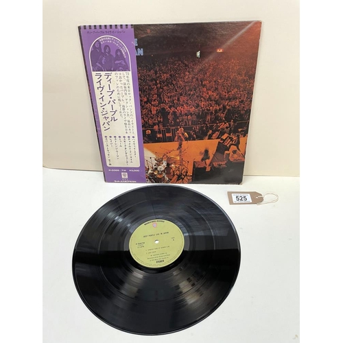 525 - Deep Purple, Live In Japan, Warner Bros P-50667N. Japan Copy. Vinyl Ex, Cover Used.