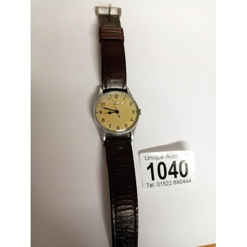 1040 - An Omega Air Force military wrist watch, 6B/159 A14409.