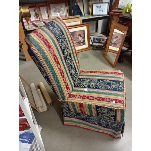 384 - Two upholstered chairs