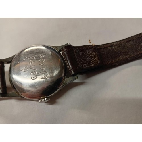 1040 - An Omega Air Force military wrist watch, 6B/159 A14409.