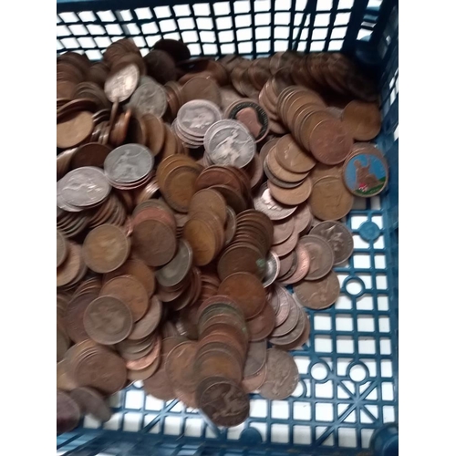 140 - A large quantity of pre decimal penny coins