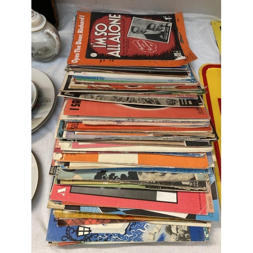 31 - A good quantity of 50's, 60's & show sheet music