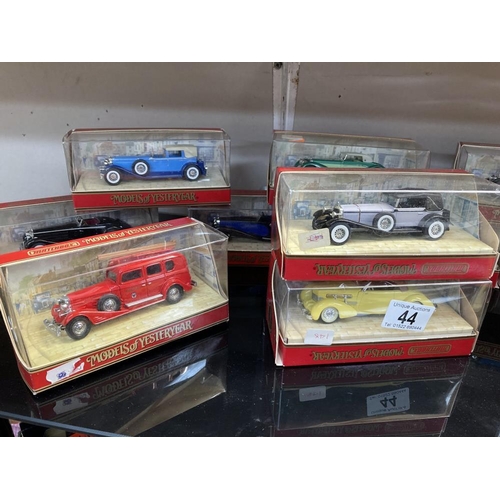 44 - A quantity of matchbox diecast models of yesteryear