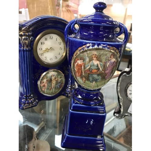 224 - A selection of clocks including Royal Salander