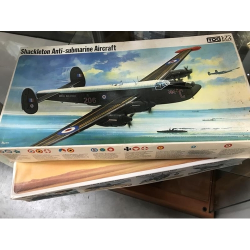 228 - 6 boxed Frog aeroplane model kits 1:72 scale believed to be complete