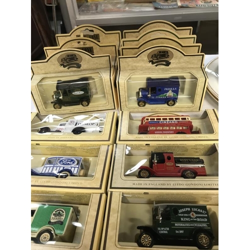 243 - A quantity of approximately 20 boxed Lledo diecast vehicles