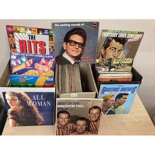 300B - 3 Boxes of LPs including Chiff, Kingston Trio, Ventures etc