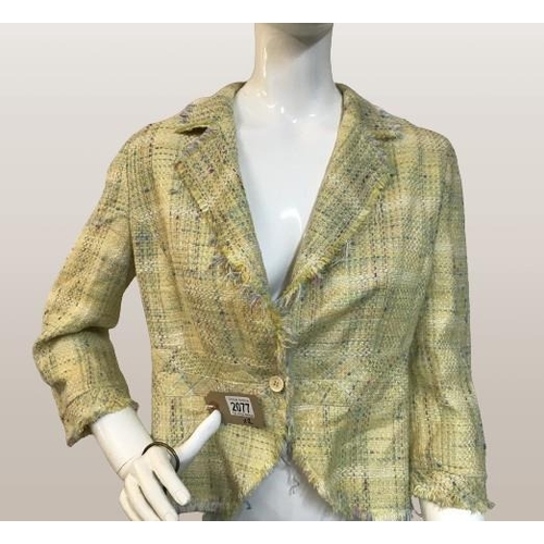 2077 - Two Woven boucle jackets. River Island size 12 and Kaleidoscope size 14