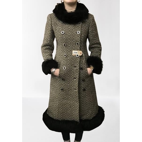 2104 - Wool with faux fur Windsmoor coat
 small fitting