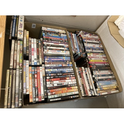 528 - A large quantity of DVDs