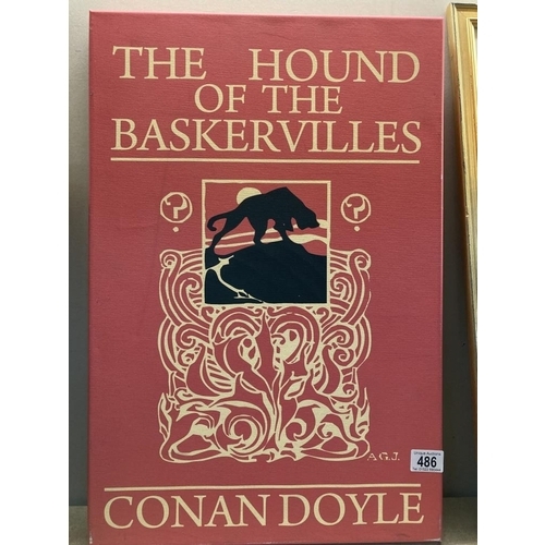 486 - A canvas print The Hound of the Baskervilles