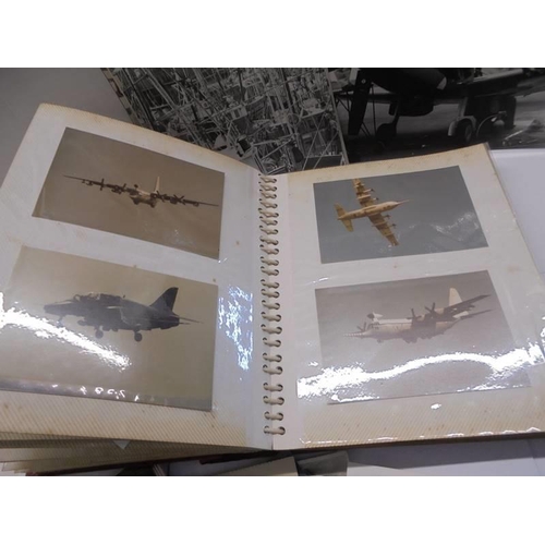 108 - An album of approximately 140 aircraft photographs and a quantity of loose photographs.