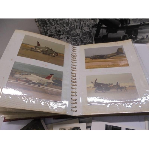 108 - An album of approximately 140 aircraft photographs and a quantity of loose photographs.