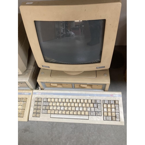 406 - 2 Amstrad 640k PC1640 personal computers