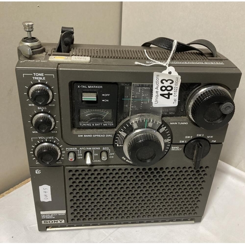 483 - A Sony FM/AM multi band receiver radio