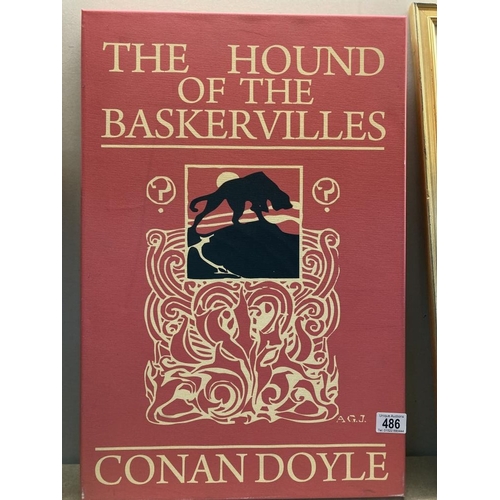 486 - A canvas print The Hound of the Baskervilles