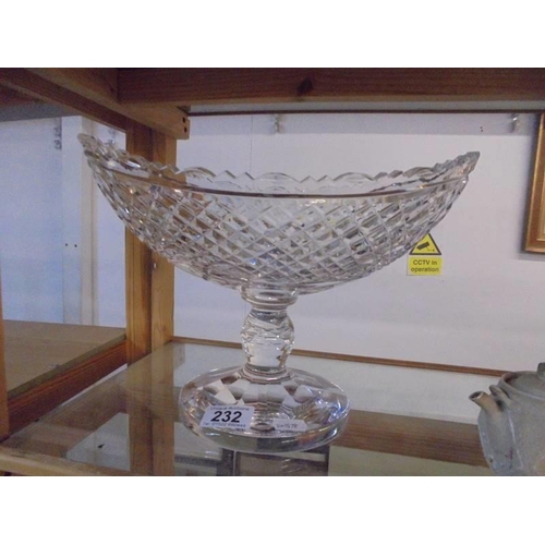 232 - A fine Waterford crystal footed bowl.