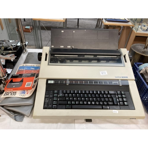 610 - A Brother EM-100 electric typewriter